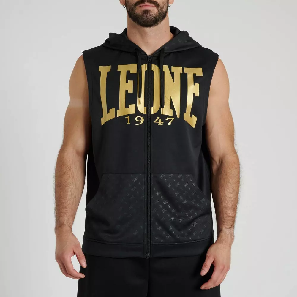 sweat-shirt-sans-manches-leone-dna-noir