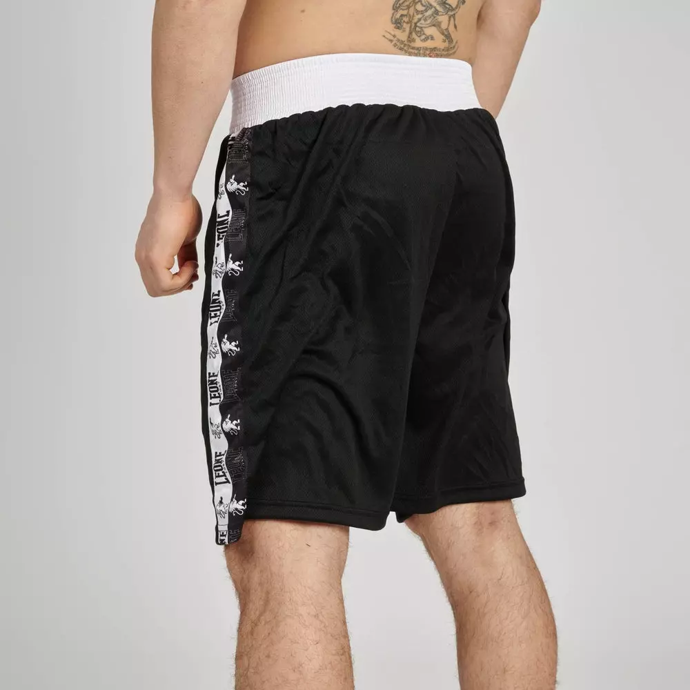 short-de-boxe-leone-iconic-noir