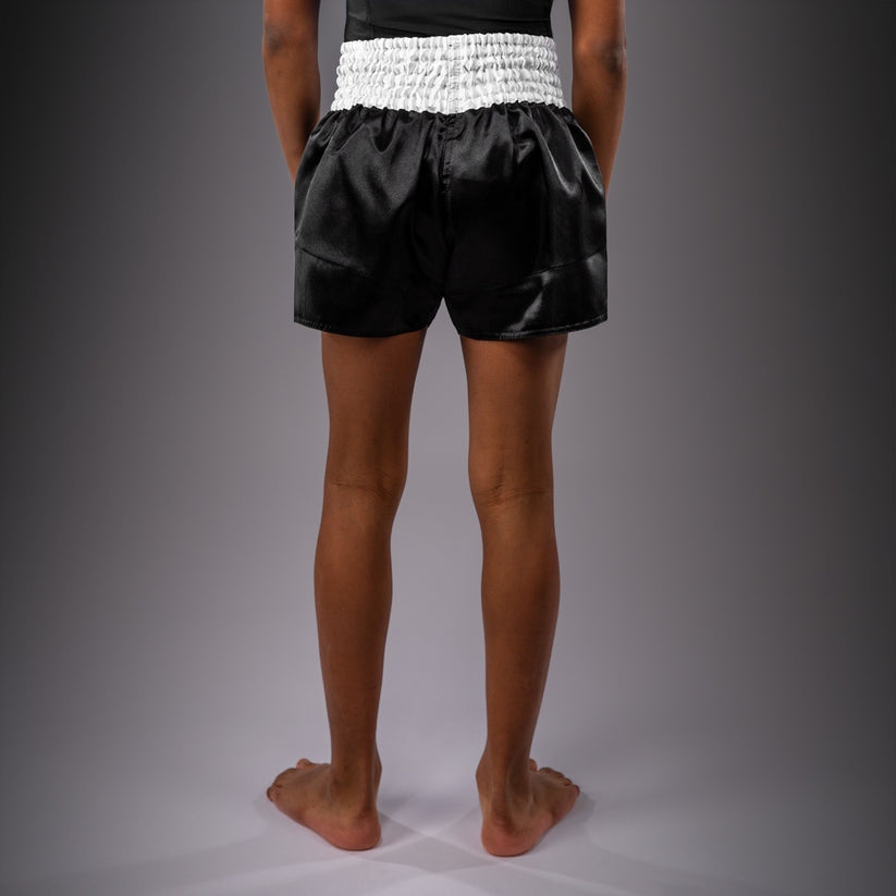 short-boxe-enfant-venum-noir-blanc