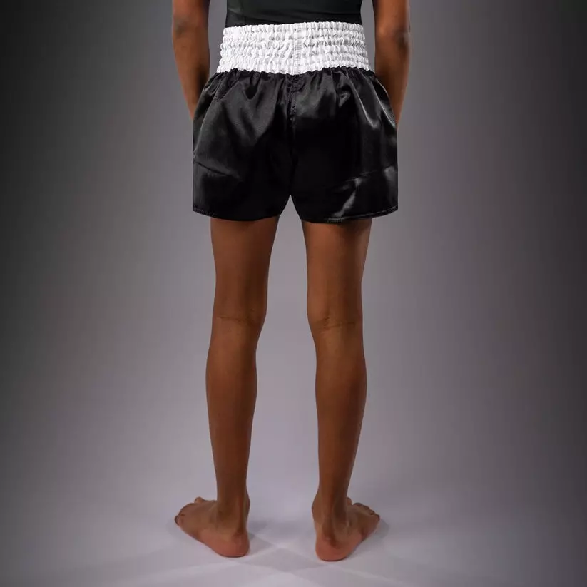 short-boxe-enfant-venum-noir-blanc