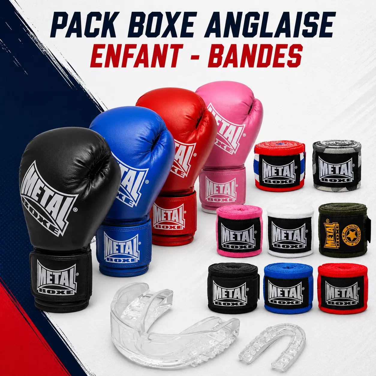 Pack Boxe Anglaise Enfant - Bandes