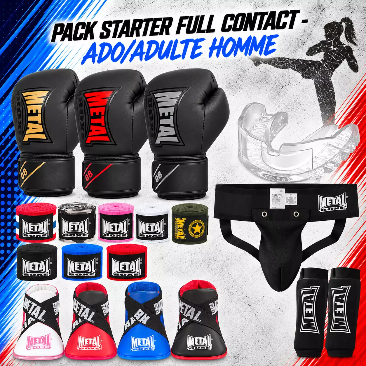 Pack Starter Full Contact Ado/Adulte Homme