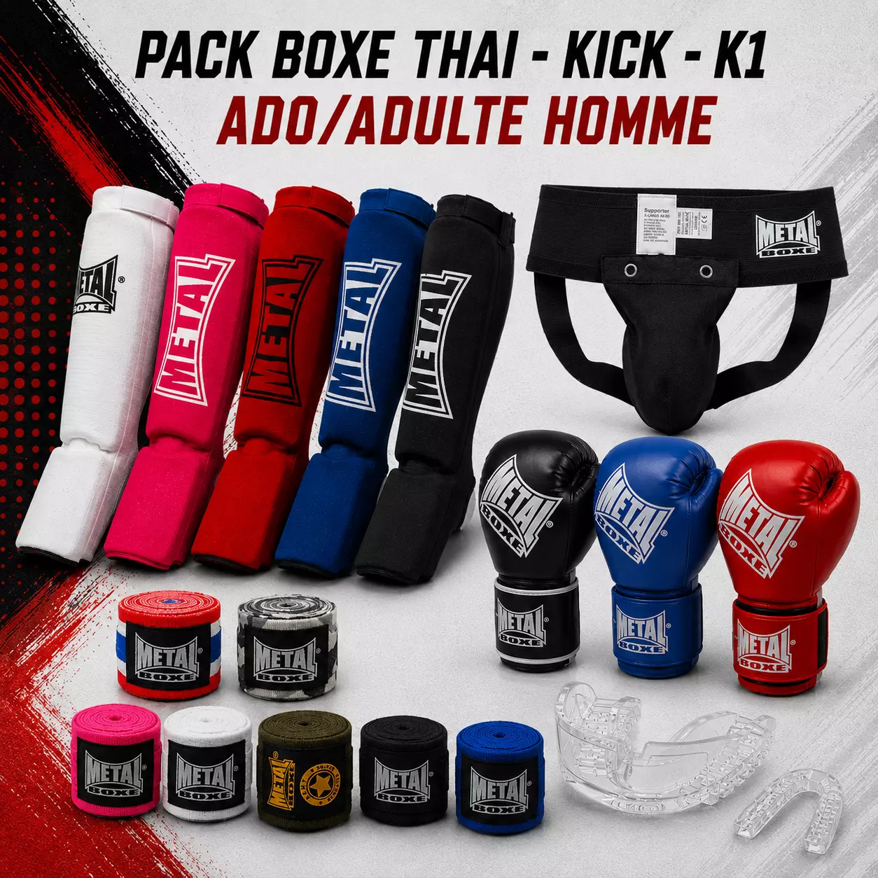 Pack Boxe Thaï Homme
