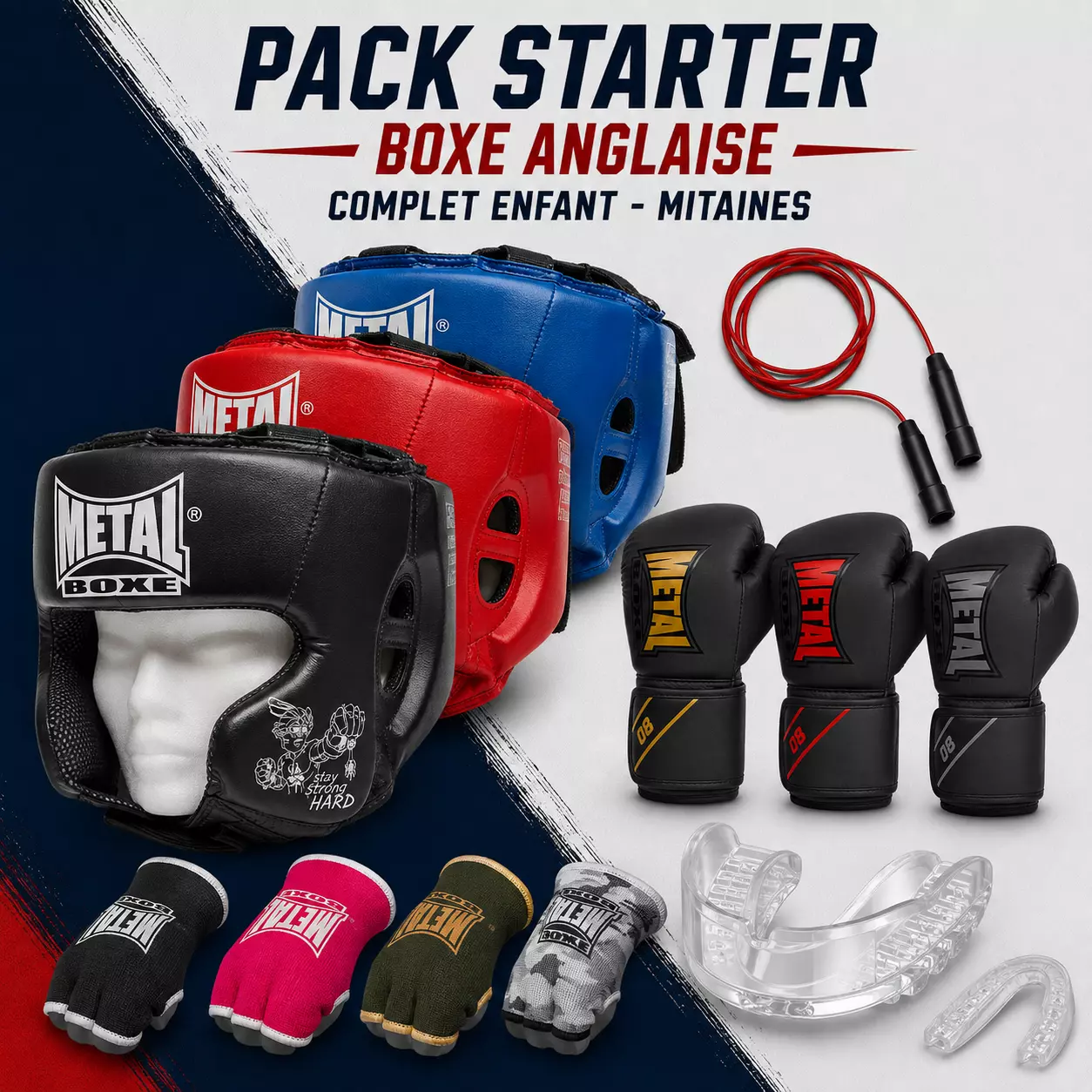 Pack Boxe Anglaise Enfant Complet - Mitaines