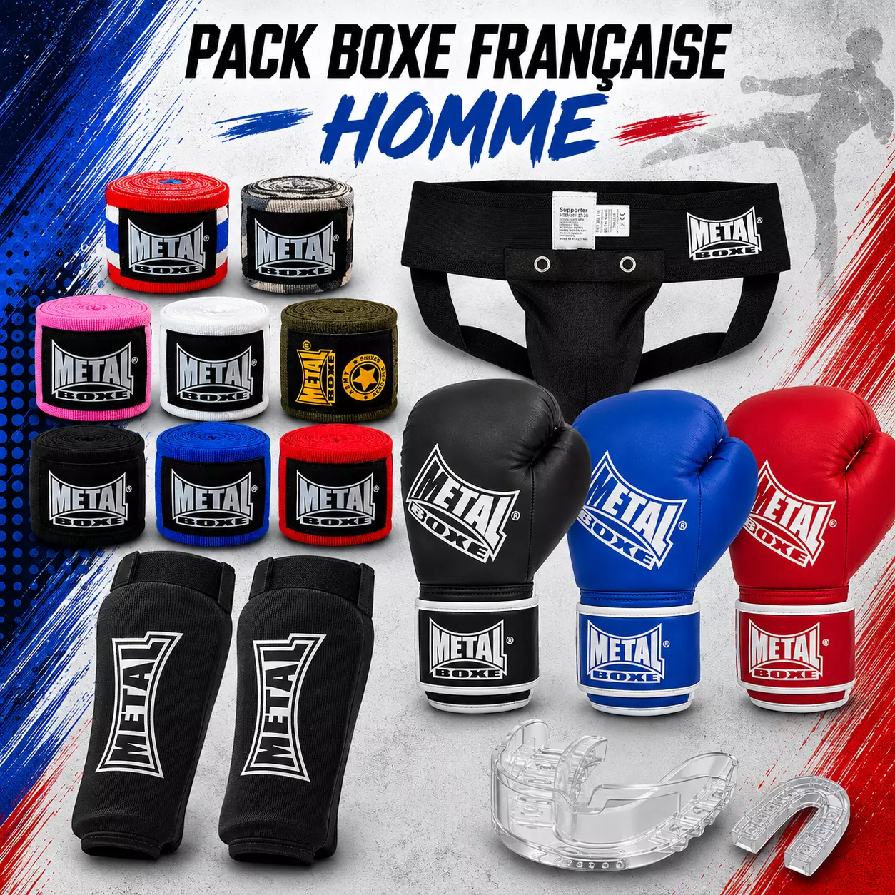 Pack Boxe Française Homme