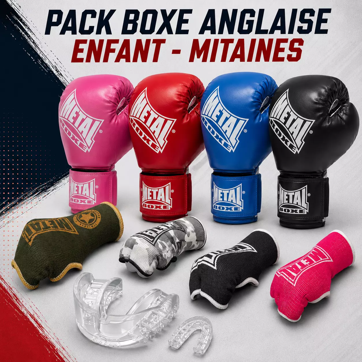 Pack Boxe Anglaise Enfant - Mitaines