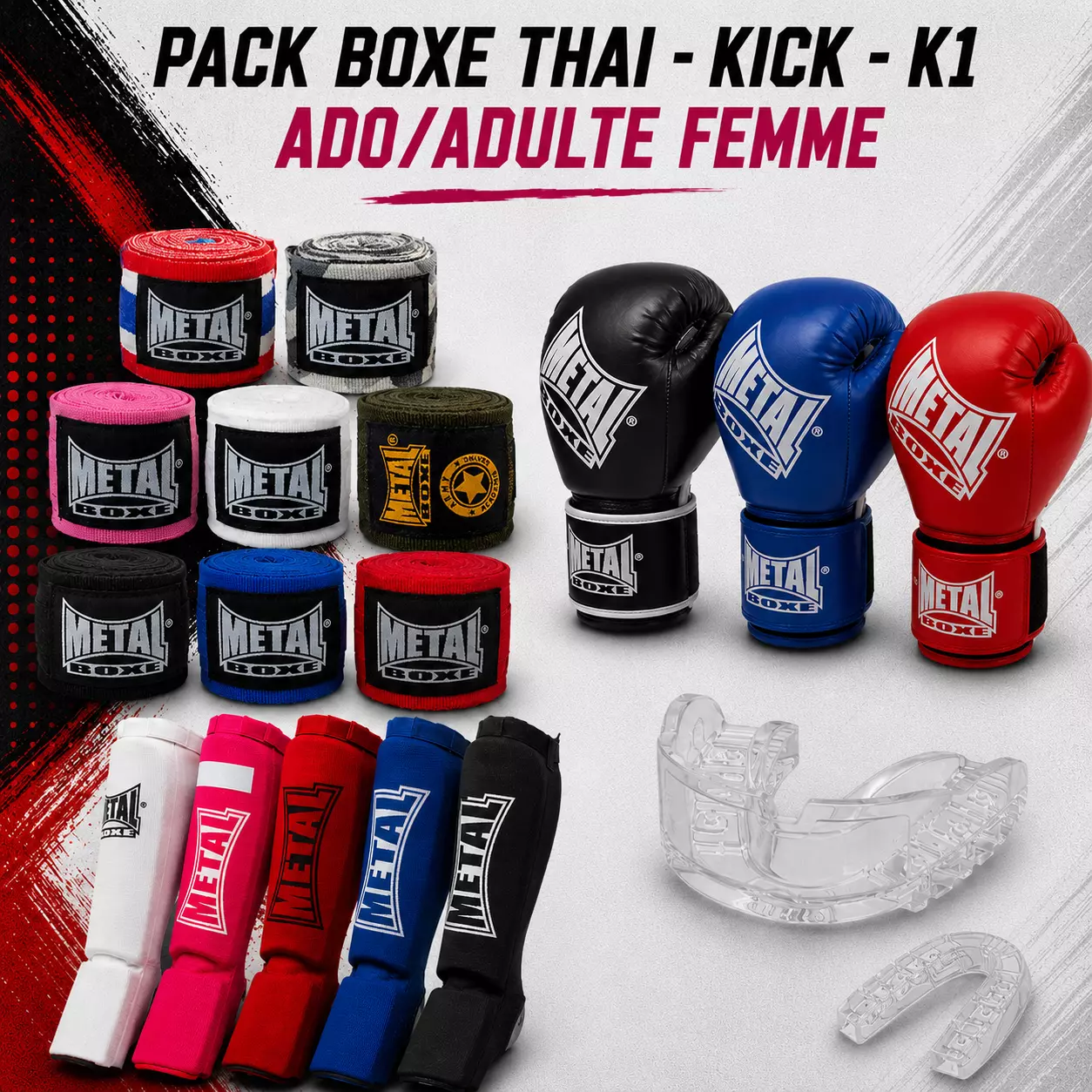 Pack Boxe Thaï Femme