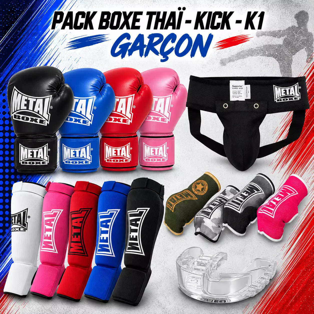 Pack Boxe Thaï Garçon