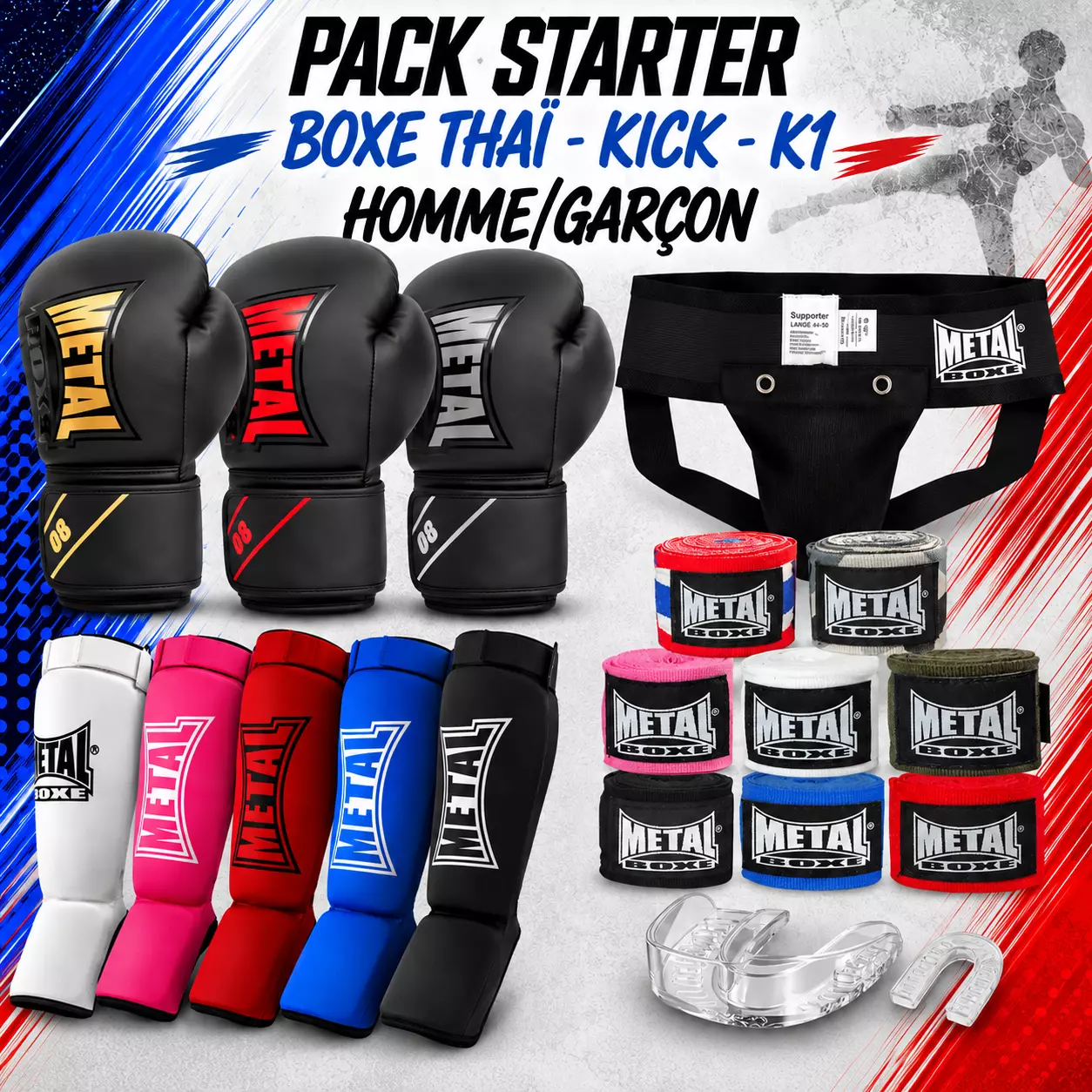 Pack STARTER Boxe Thaï homme/garçon