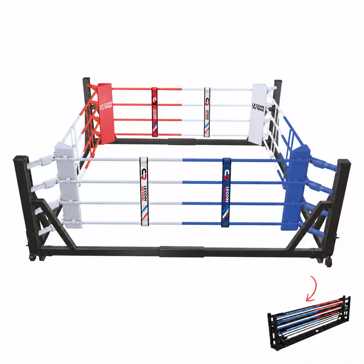 Ring de boxe pliable