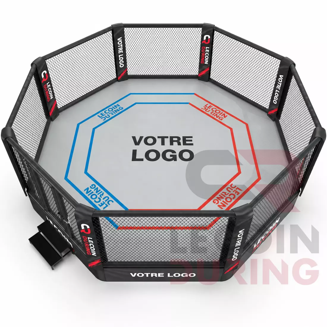 Cage MMA sur podium