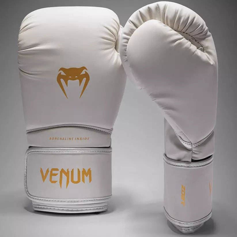 Gants de boxe Venum Contenders 1.5 Ivoire - or