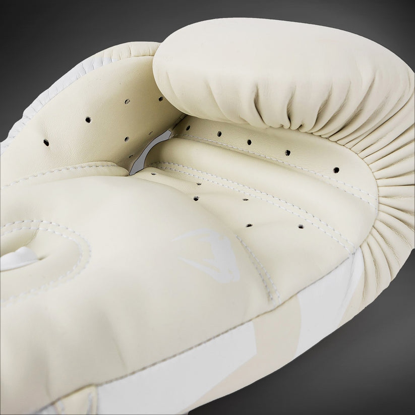 gant-boxe-venum-elite-ivoire-et-blanc