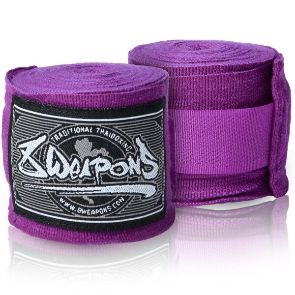 8-weapons-bandes-de-boxe-violet