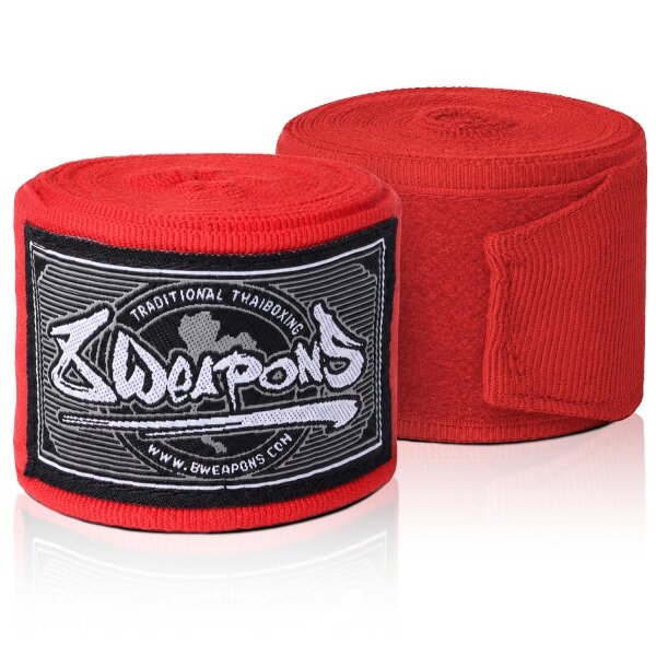 8-weapons-bandes-de-boxe-rouge
