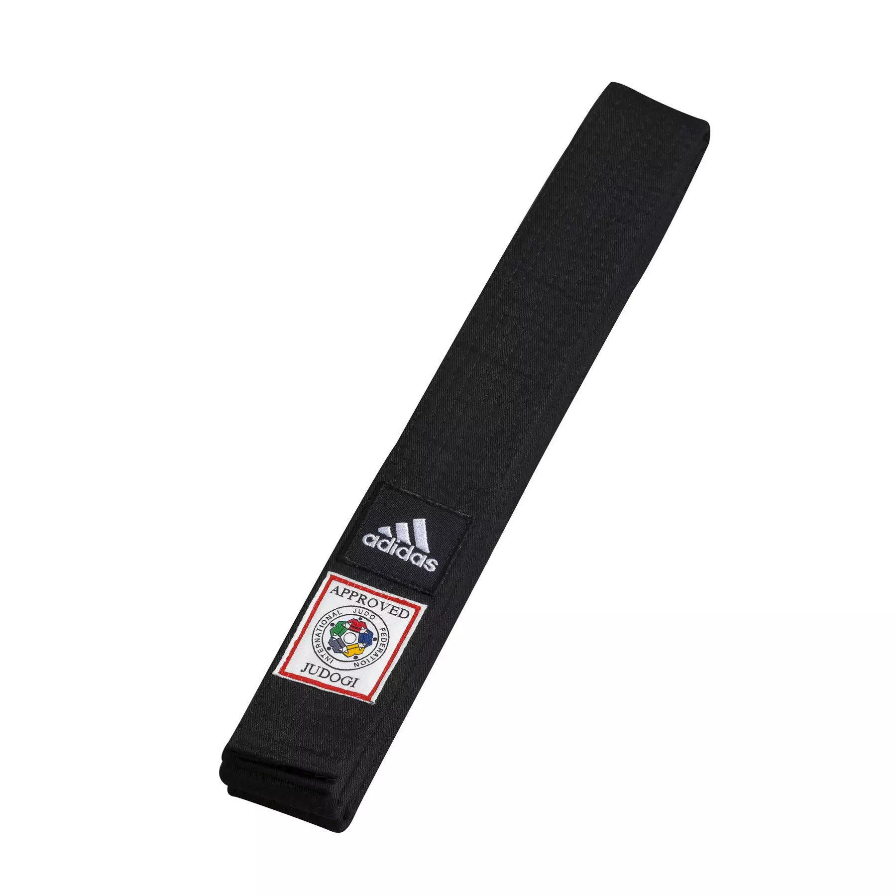 Ceinture noir IJF logo Blanc