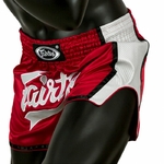 short_de_boxe_fairtex_rouge_banc