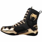 chaussure_de_boxe_anglaise_venum_noir_dore