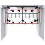 portique-sac-de-frappe-avec-rail-de-convoyage-1