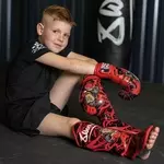protege-tibia-enfant-8weapons-joe-rouge