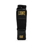 protege-tibias-boxe-leone-comfort-noir-or