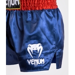 short-venum-boxe-thai-bleu-rouge