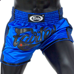 short-de-boxe-thai-fairtex-bleu