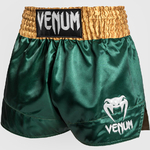 short-venum-boxe-thai-vert-or