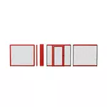 color-poles-red