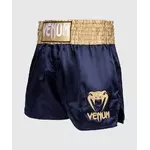 short-de-boxe-thai-venum-classic-bleu-marine-or