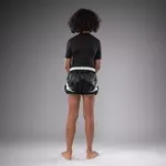 short-de-boxe-thai-enfant-venum-inferno-noir