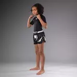 short-boxe-thai-enfant-venum-inferno-noir-blanc