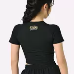 croc-top-manches-courtes-athena-noir