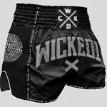 short-de-boxe-thai-wicked-one-cross-line-noir