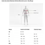 Guide des tailles Débardeur Leone2