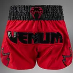 short-de-boxe-thai-venum-inferno-rouge-noir