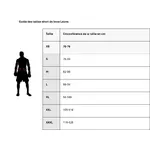 Guide des tailles short de boxe Leone