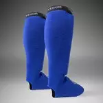 protege-tibias-pied-boxe-venum-kontact-bleu