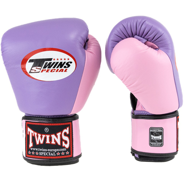 Gants De Boxe Twins En Cuir Authentique - Noir - Neufs (Boxe Anglaise/thaï)