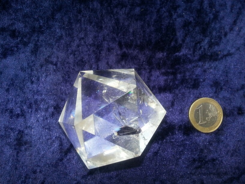 icosaedre cristal de roche GM