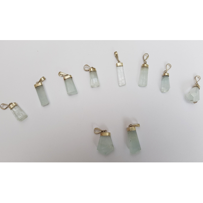 pendentif aigue marine