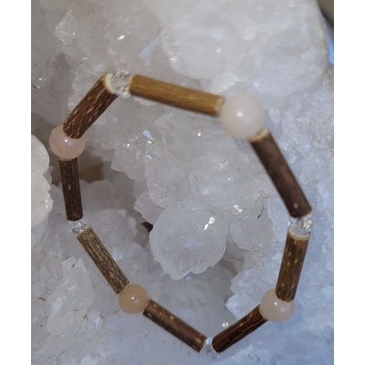BRACELET QUARTZ ROSE