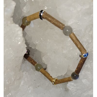 BRACELET NOISETIER PIERRE DE LABRADORITE