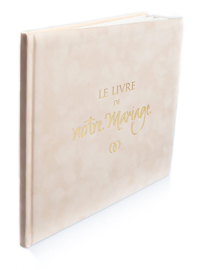 Le livre de notre mariage blanc ivoire mairie