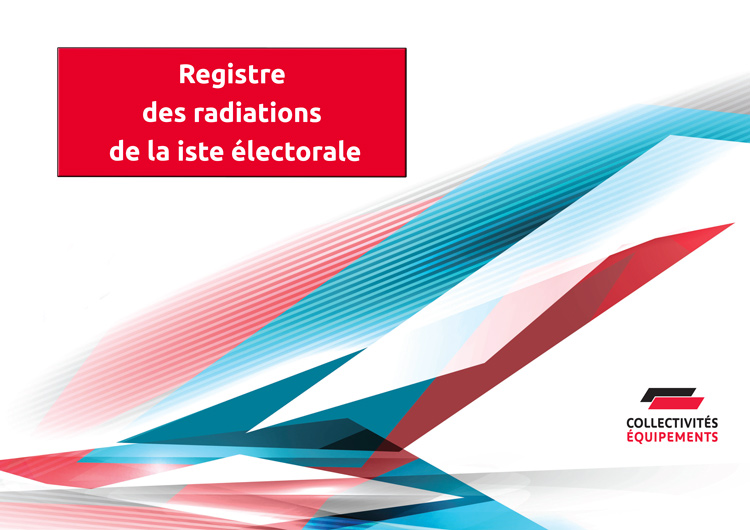 Registre des radiations de la liste électorale mairie