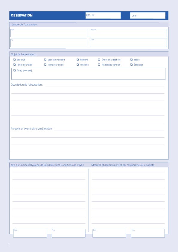 registre hygiène et sécurité mairie 4
