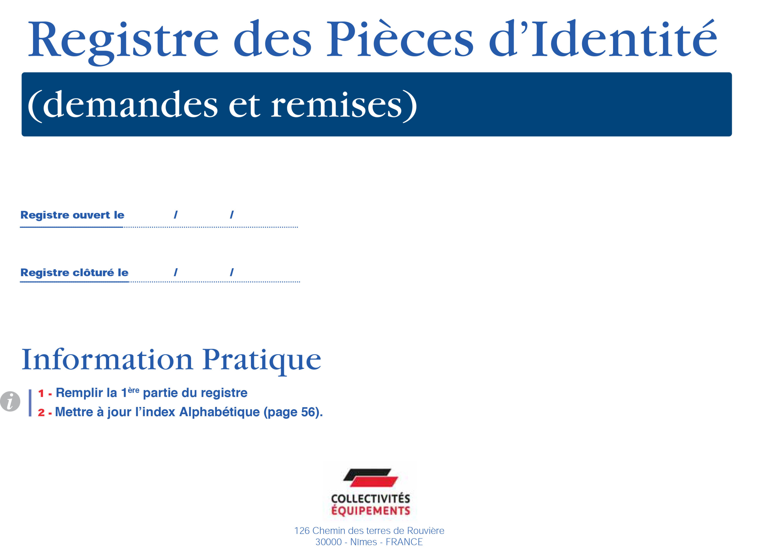 Registre pièces identité 2