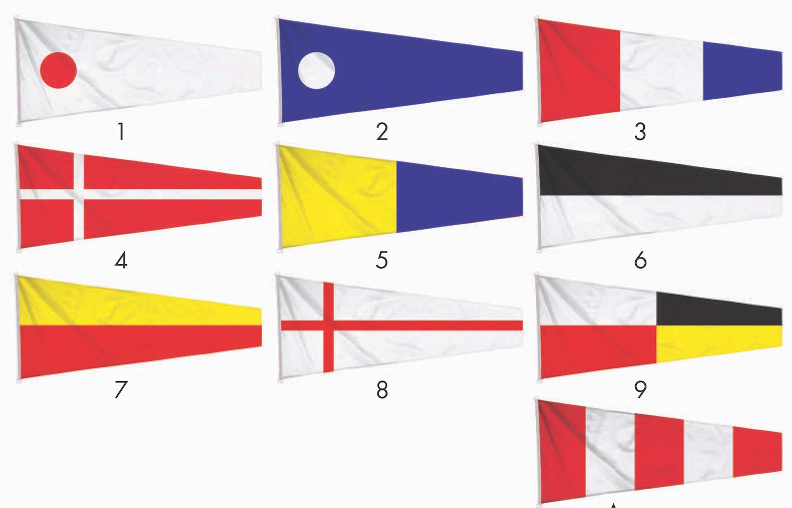 Flamme du code marine international