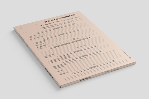 chemise de classement DECLARATION PREALABLE mairie