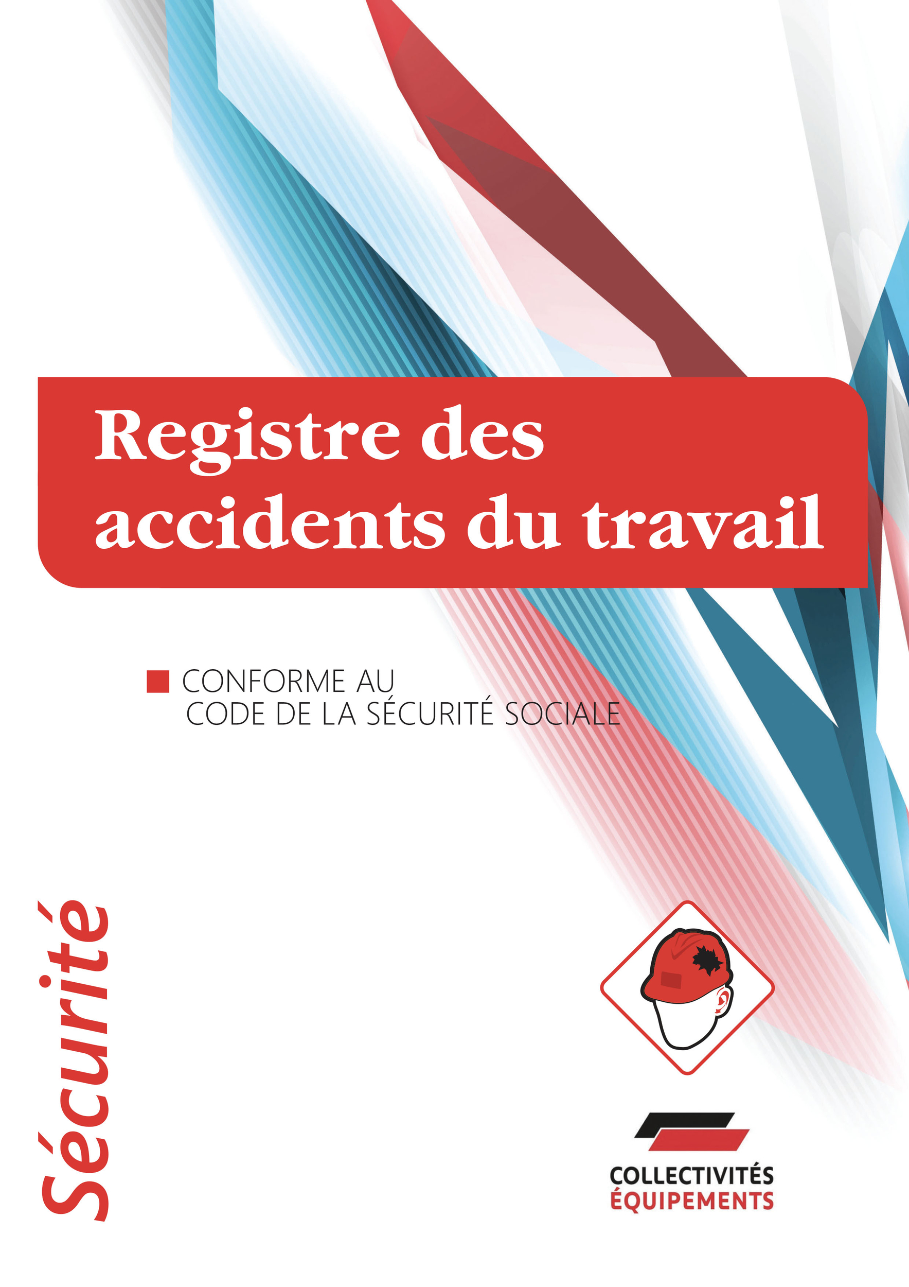 Registre des accidents du travail mairie couverture